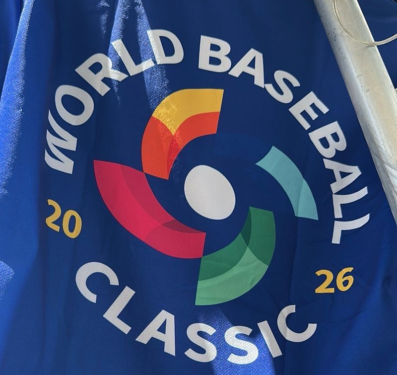 Camisa PR Jersey Clásico Baseball 2026 ( Adulto ) Azul, Roja Y Blanca