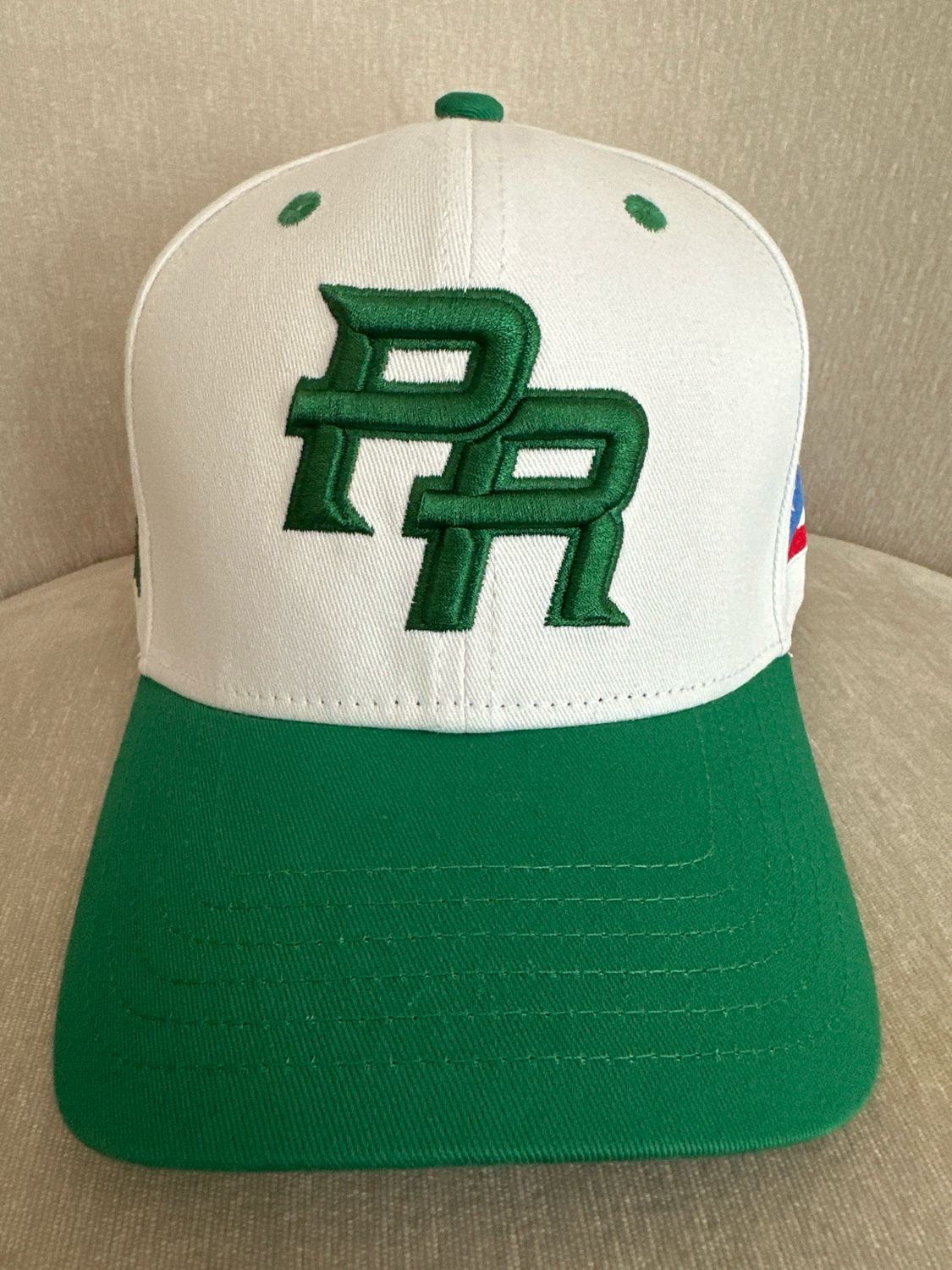 Gorra PR Verde Y Blanca ( Ajustable)