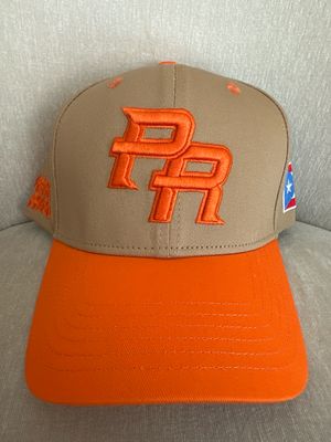 Gorra PR Anaranjado Y Khaki ( Ajustable)