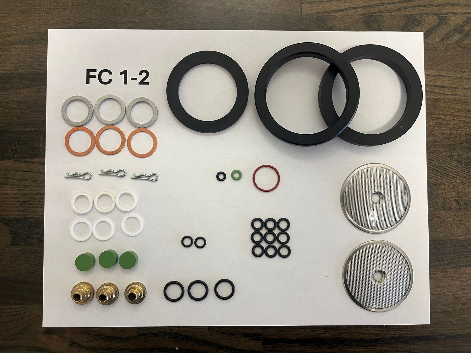 Service Kit for Contempo / Bambino - 2 Group. FC1-2