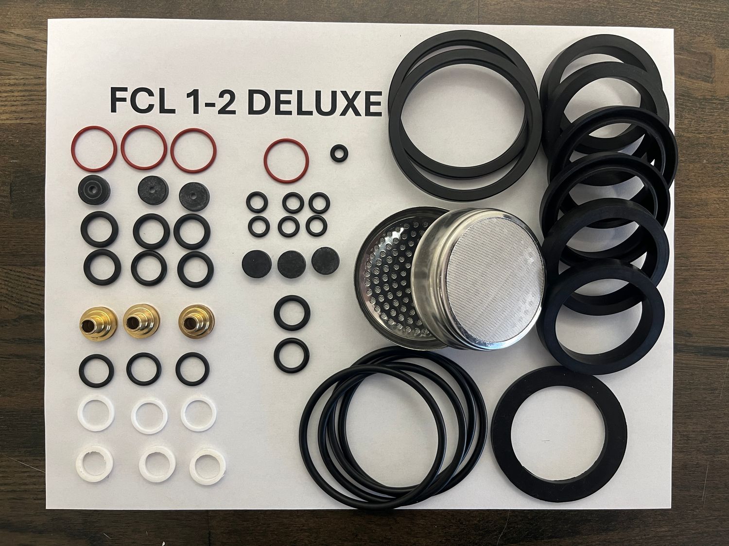 Service Kit for Fracino Retro Deluxe.2 Group.  FCL1-2 Deluxe (wooden handles)