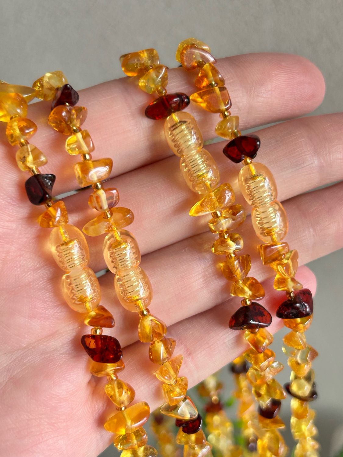 Choker  de Ámbar 45 cm