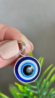 Ojito protector 🧿 1,9-2 cm  *PLATA925