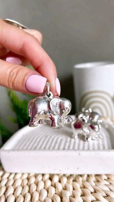Elefantito XL  de la suerte  *PLATA925