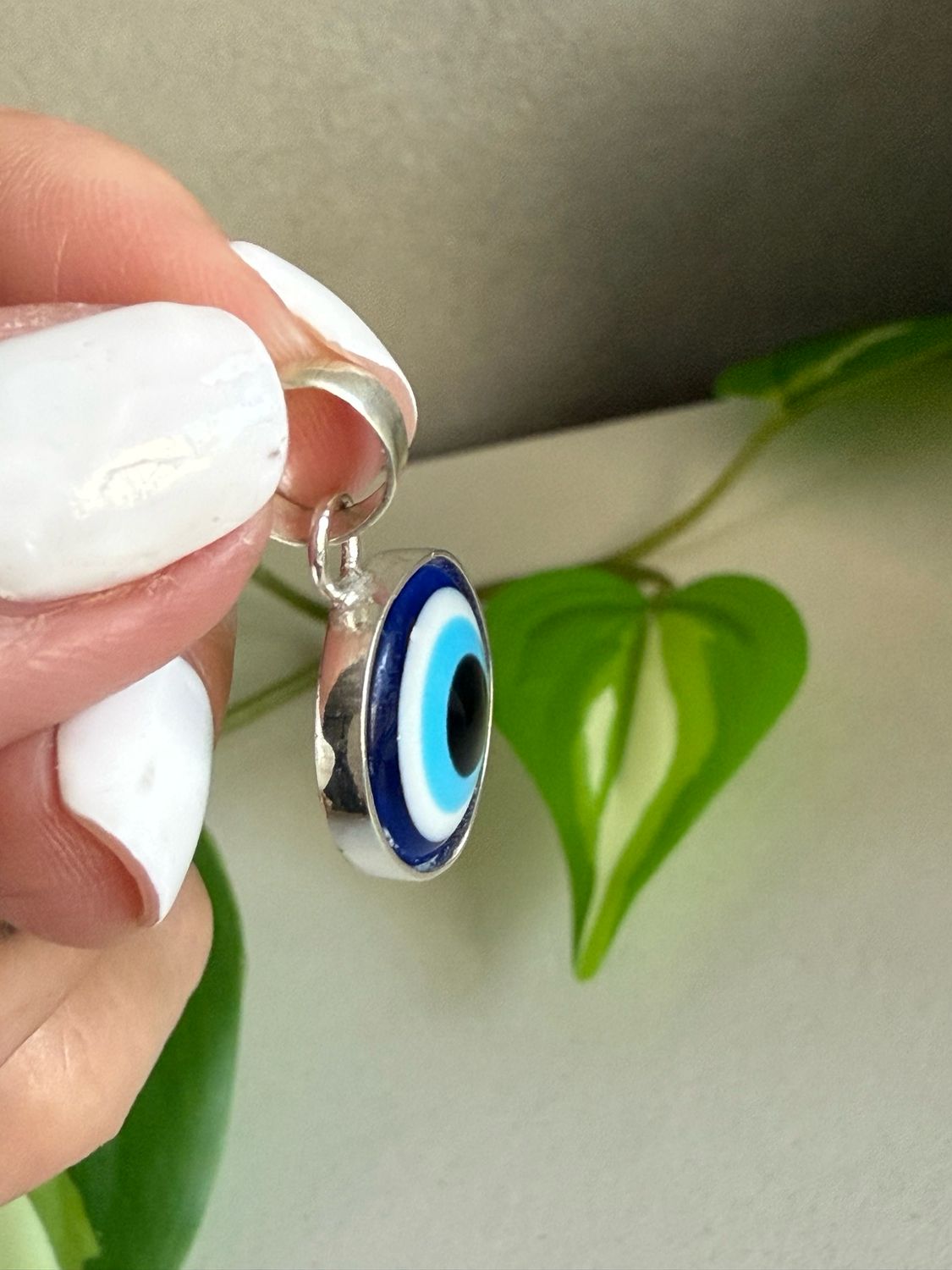 Ojito 1,5 cm *PLATA925* s/brillitos
