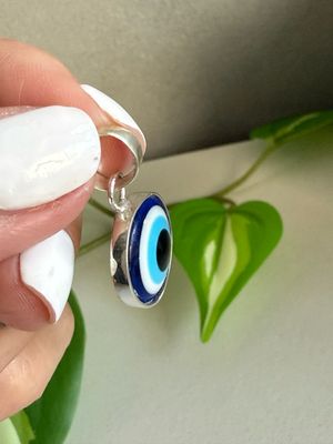 Ojito 1,5 cm *PLATA925* s/brillitos