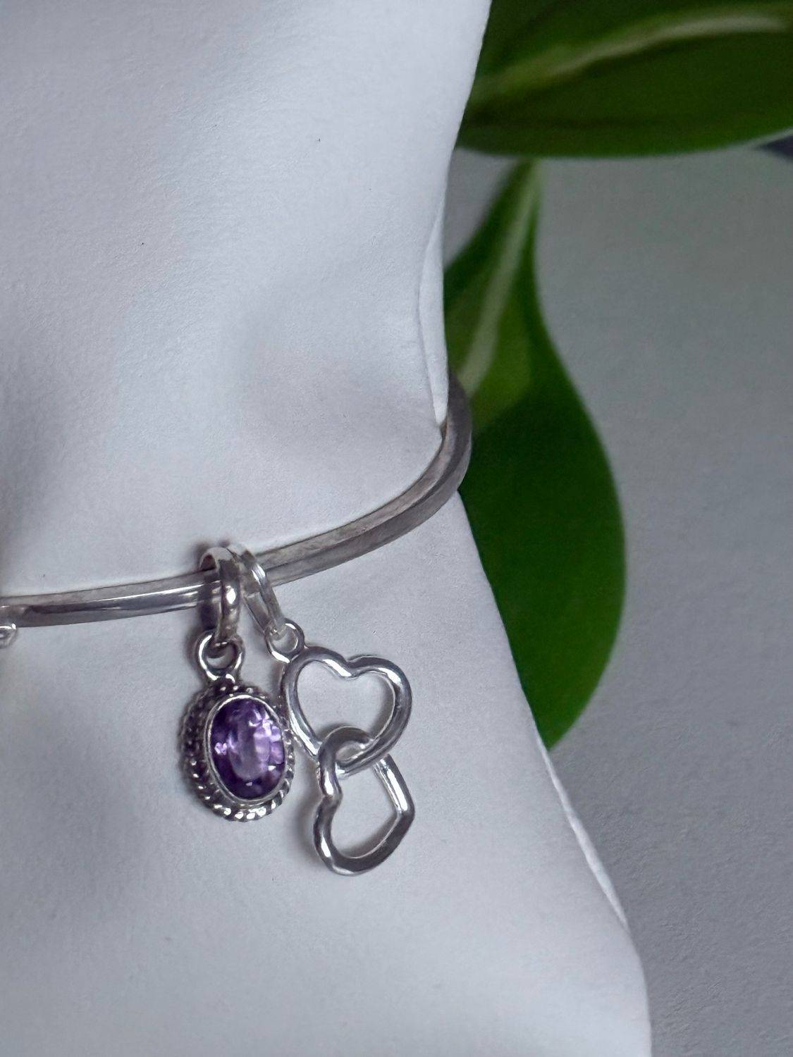 Dije corazón entrelazados *PLATA925*