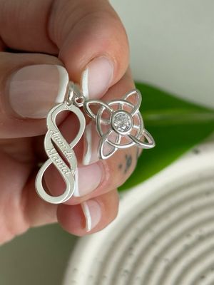Infinito Amor por Mamá 20mm *PLATA925*