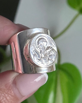 Anillo San Benito *PLATA925* regulable