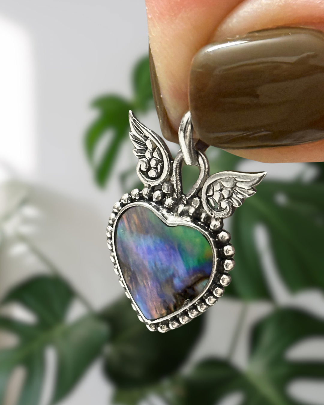 Corazón Avalon Alado *PLATA925*