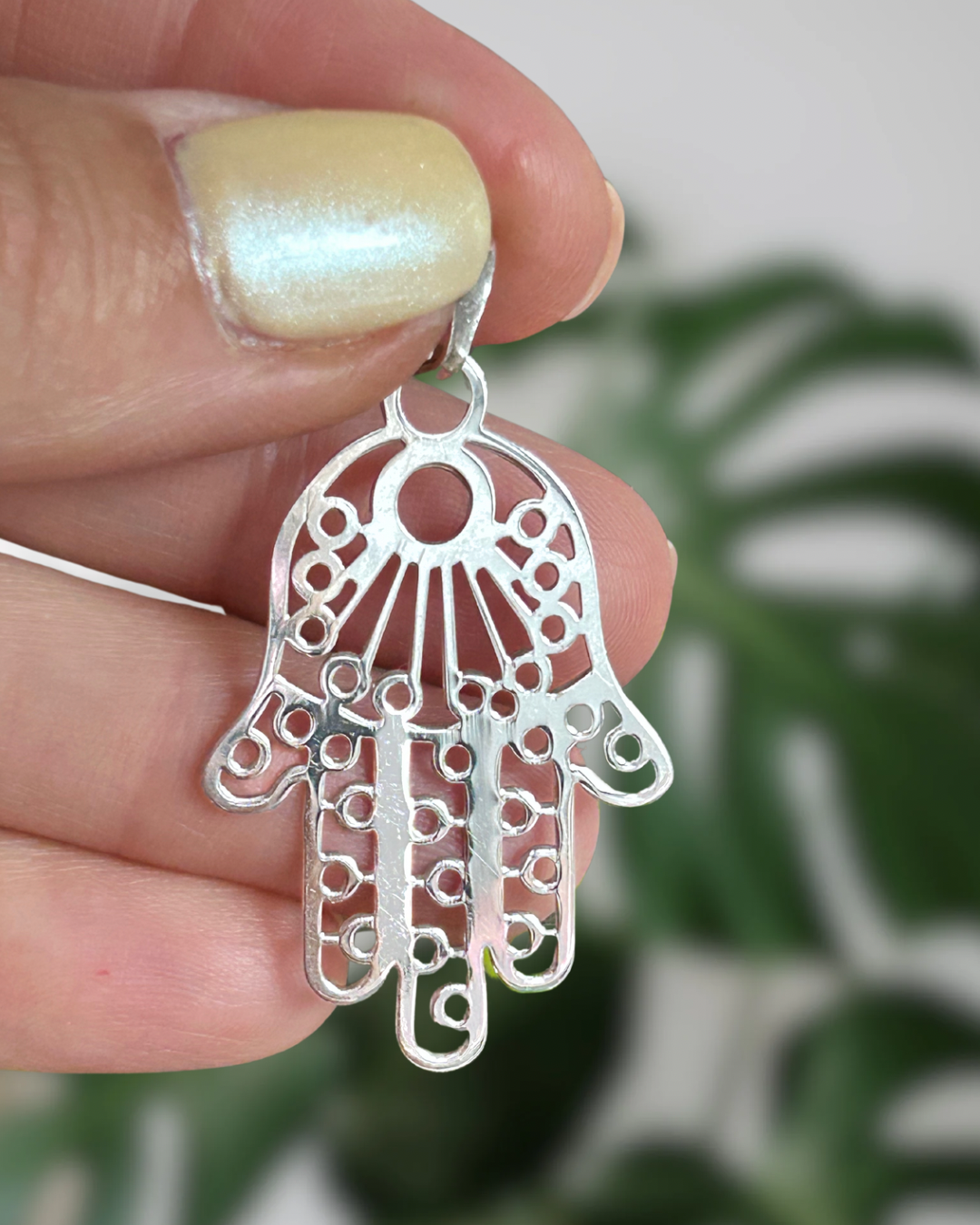 Mano de Hamsa (Fátima) 3,5 cm  *PLATA925