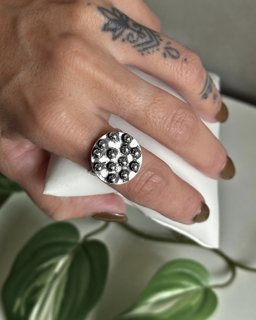 Anillo Luna *PLATA925* Regulable