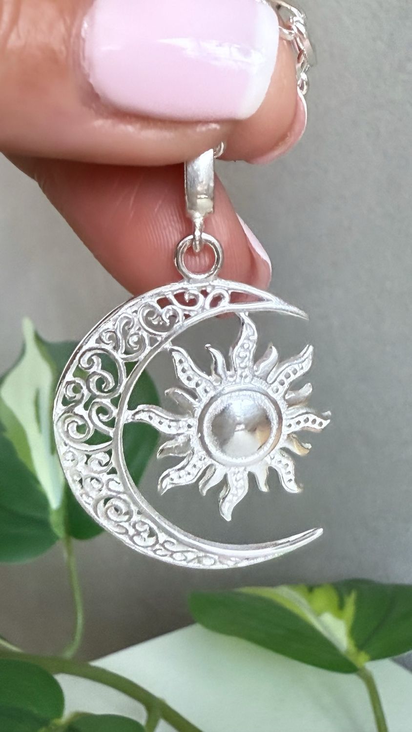 Dije SOL Y LUNA  *PLATA925*