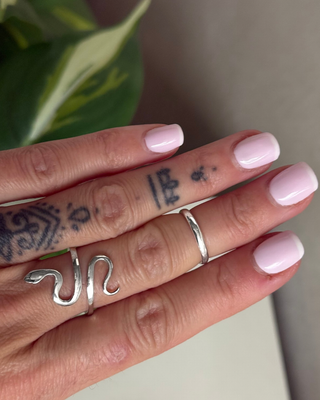 Anillo Snake Regulable  *PLATA925