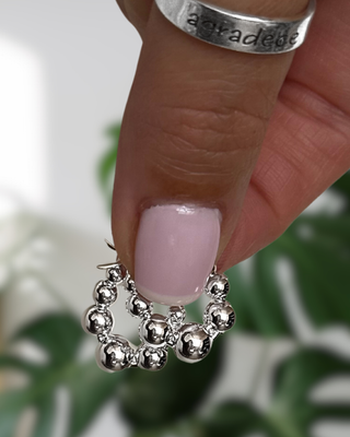 Aros bolitas de mayor a menor *PLATA925*
