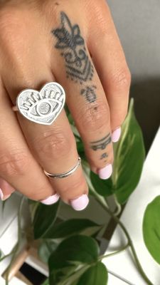 Anillo INTUICIÓN  Small 2 cm  Regulable *PLATA925*