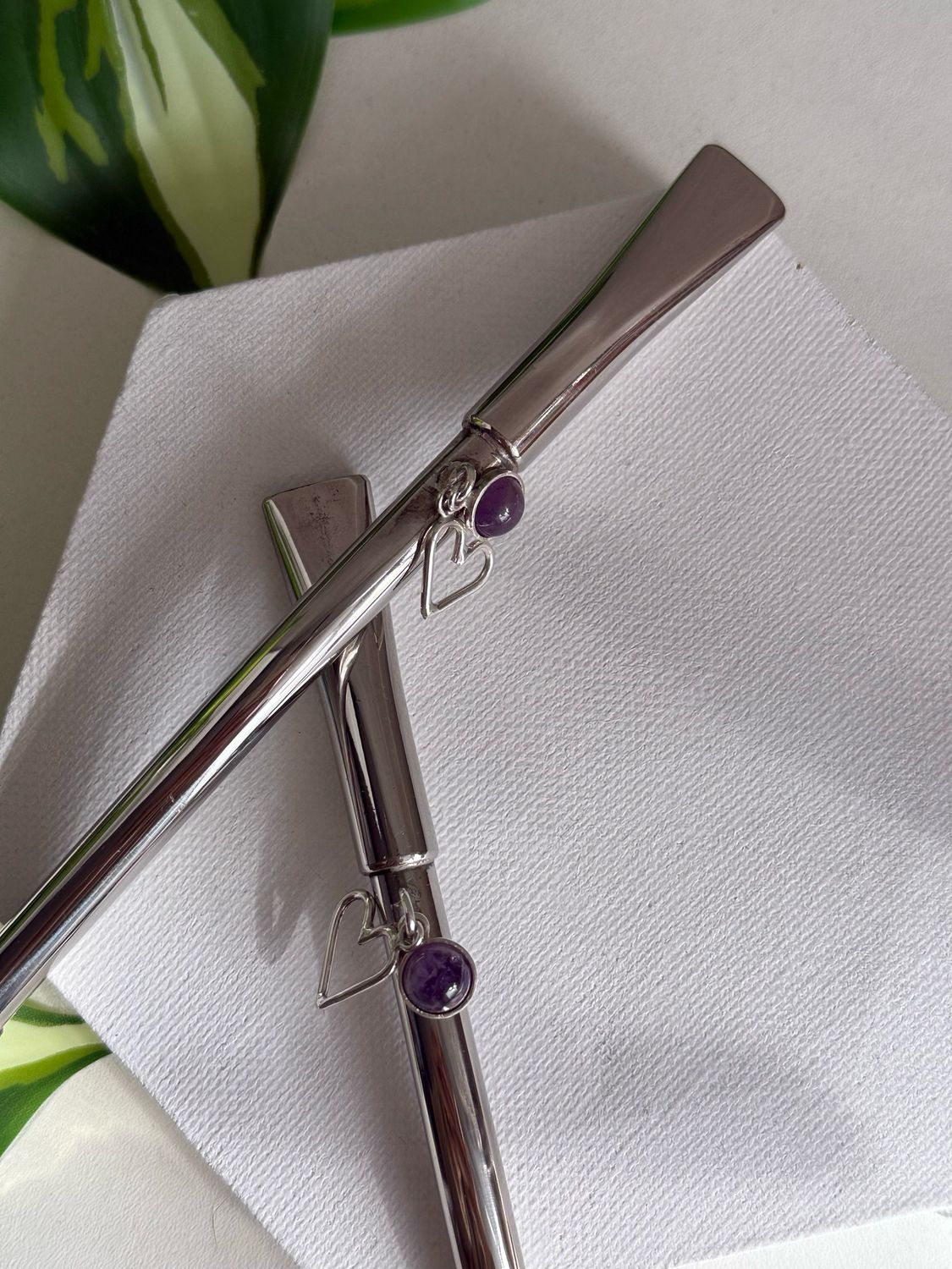 Bombilla Amatista 💜 ALPACA+PLATA925