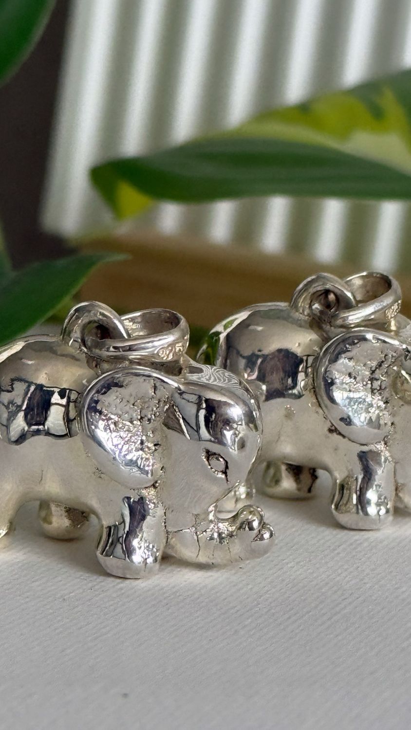 Elefante de la suerte XL *PLATA925*