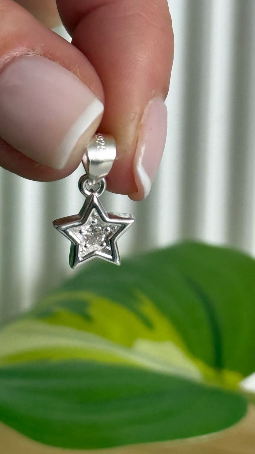 Estrellita de Luz 9mm  *PLATA925*