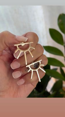 Aros Atardecer *PLATA925* 2.5cm*2,5cm