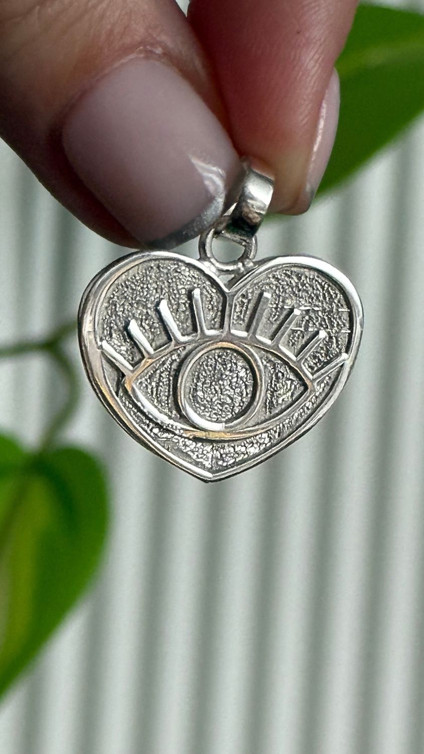 Dije Corazón Large 2,5cm PROTECTOR *PLATA925*