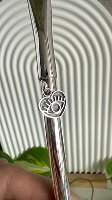 Bombi Cuore con ojito *ALPACA+PLATA925*