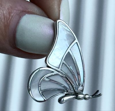 Mariposa Nácar *PLATA925*