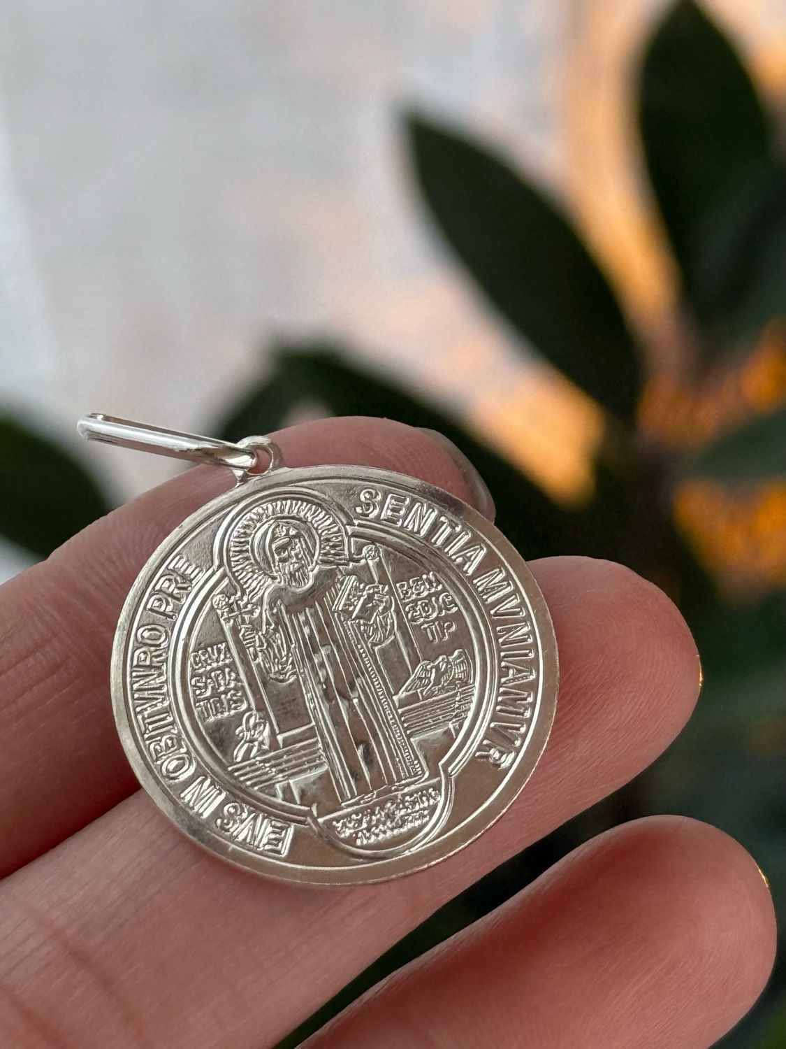 Medalla San Benito 2,5 cm *PLATA925*