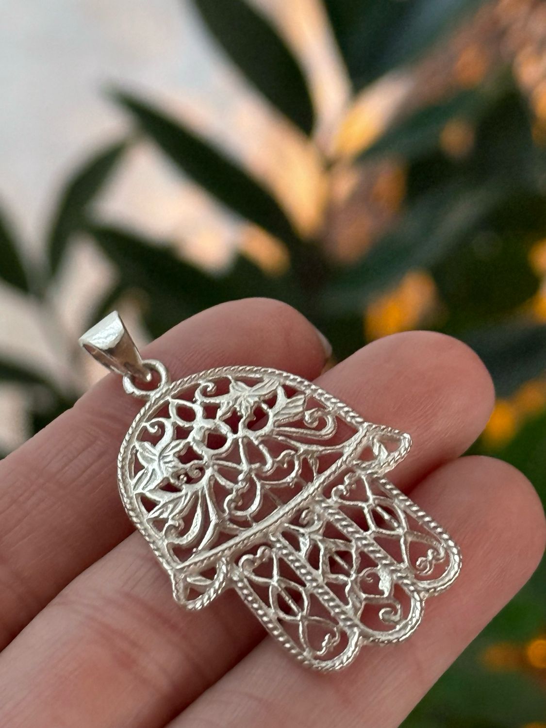 Mano de Fátima XL *PLATA925*