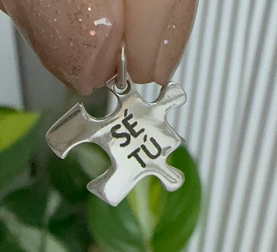 Dije SÉ TÚ Pieza de rompe cabezas *PLATA925*