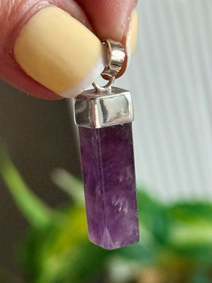 Amatista prisma 3 cm *PLATA925*