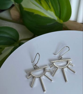 Aros Atardecer colgantes  *PLATA925*