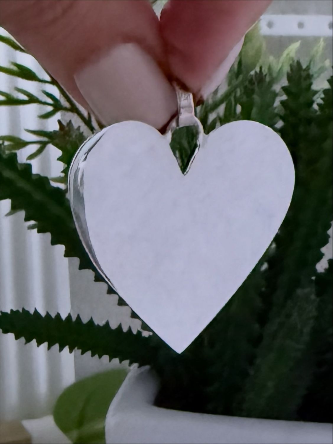 Corazón Milove Entero Macizo *PLATA925*