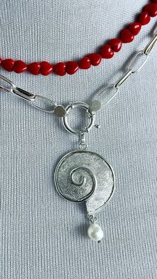 Caracola Perla de Río *PLATA925*