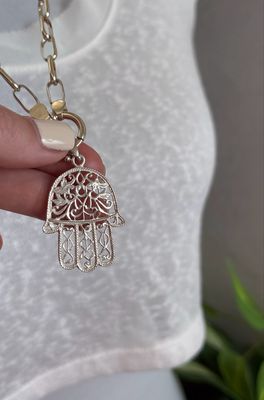 Mano de Fátima XL *PLATA925*