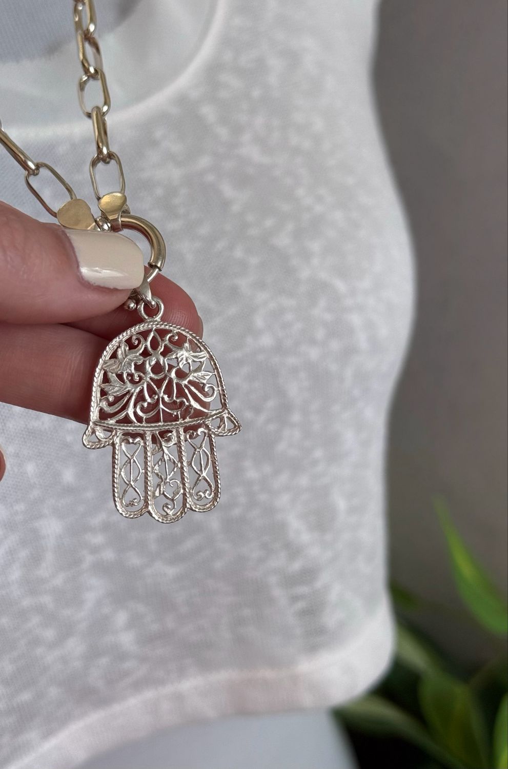 Mano de Fátima XL *PLATA925*