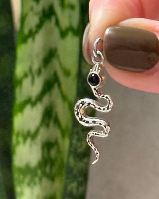Serpiente piedra natural *PLATA925*