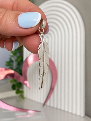 Pluma 💫5 cm |PLATA925|