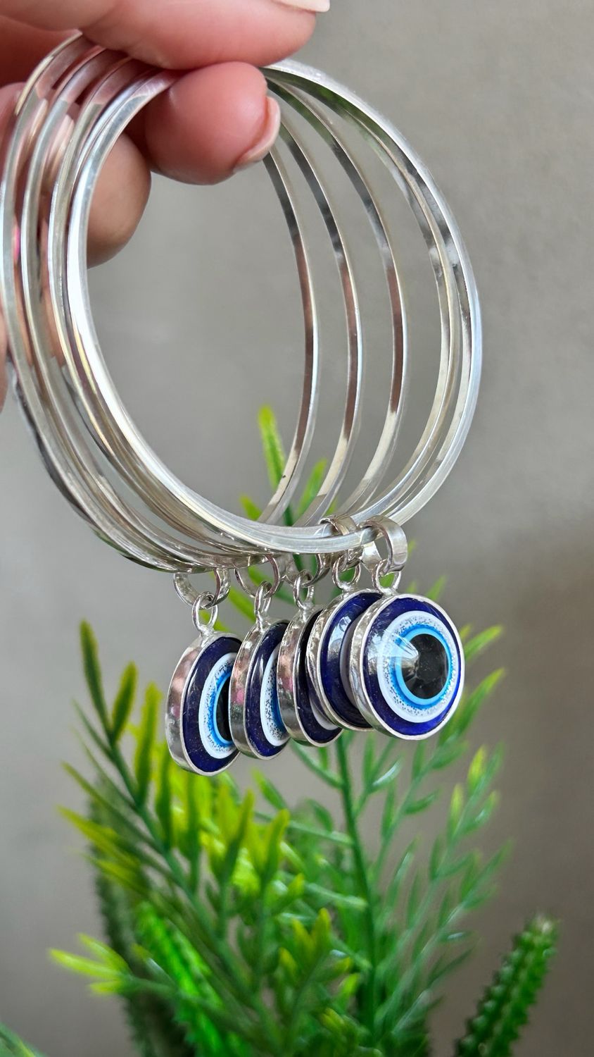 Esclava protectora🧿  *PLATA925  Ojito 1,7cm