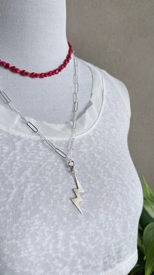 Rayo ⚡️L 4,5 cm *PLATA925*