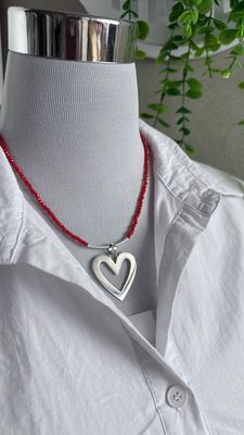 Corazón Grande 3.5 cm calado NUEVO💫 *PLATA925*