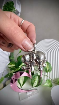 Elefante de la suerte XL *PLATA925*