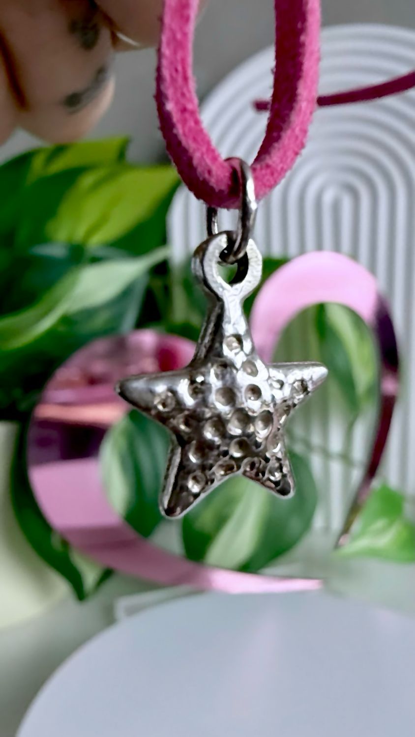 Estrella maciza| Reversible| *PLATA925*