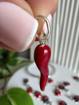Pimiento rojo Amuleto  *PLATA925*