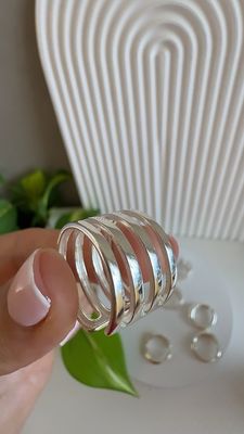 Anillo 4 Lazos *PLATA925* ⚡️NUEVO