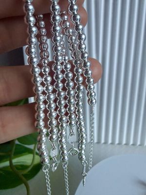 Pulsera de esferas 3 mm *PLATA925*