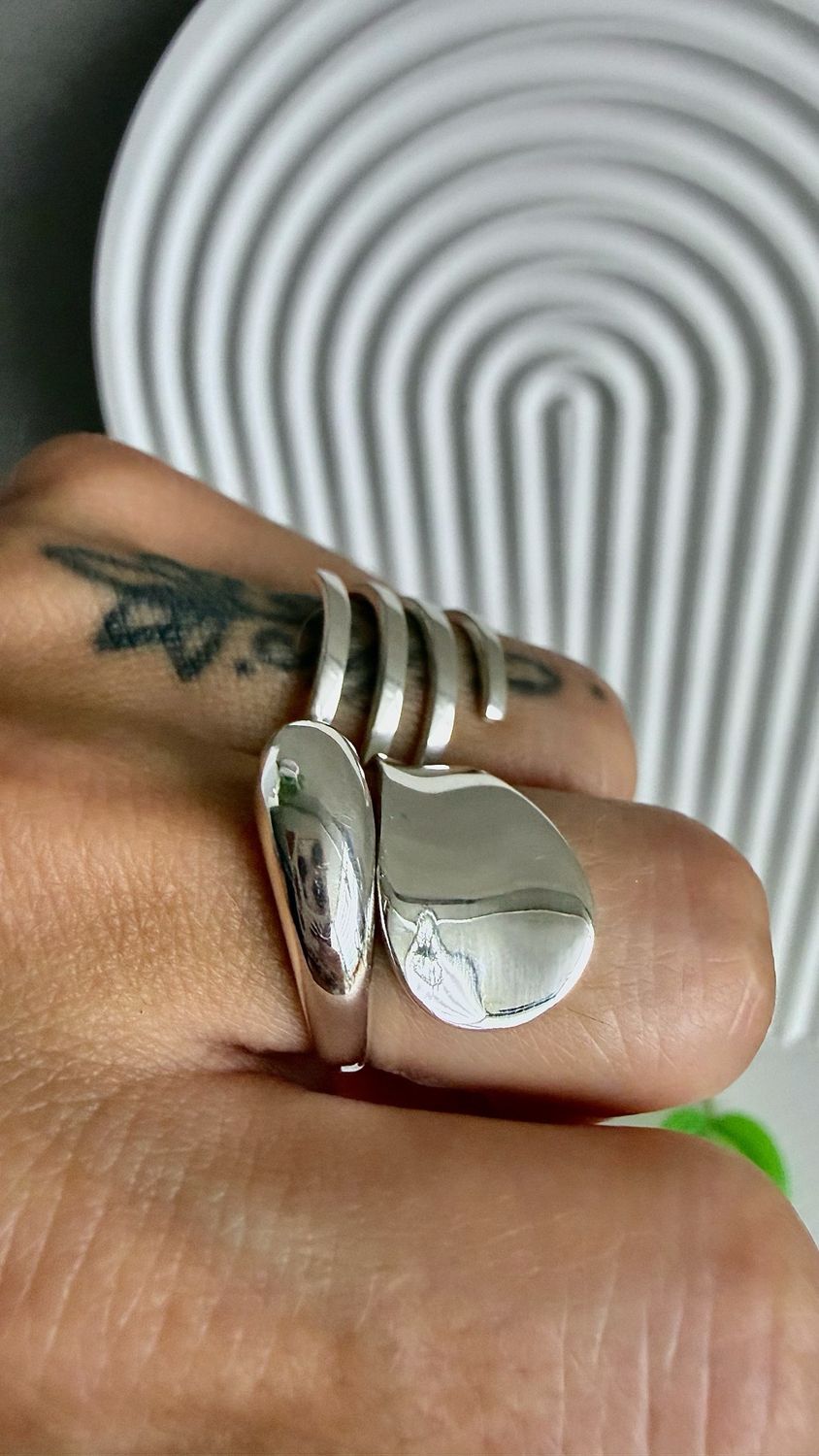 Anillo Bruma *PLATA925* Regulable