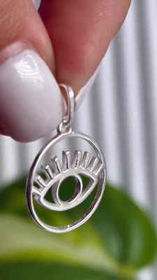 Ojo calado 1.8cm *PLATA925*