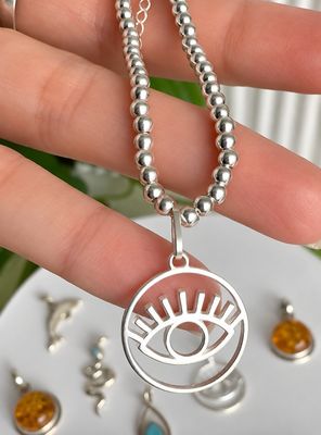 Ojo calado 1.8cm *PLATA925*