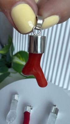 Coral Natural XL *PLATA925*